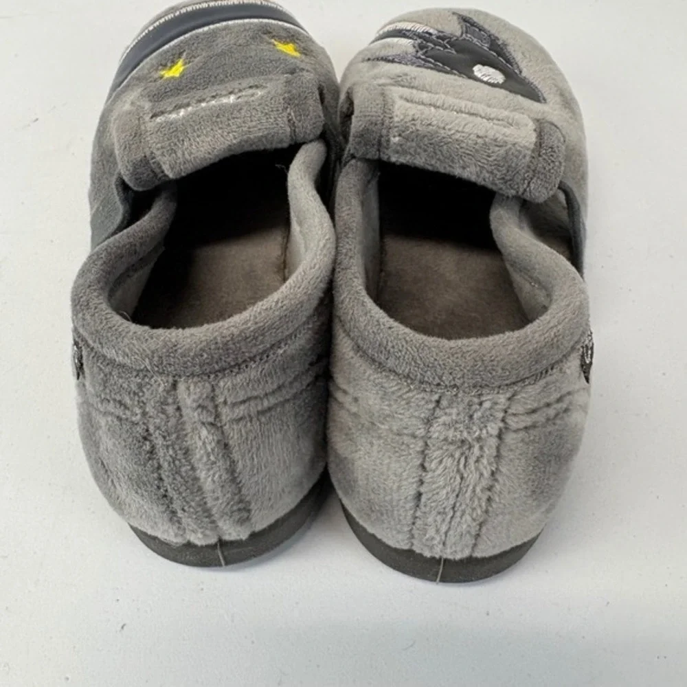 Cienta toddler Gray Rocket-ship Slippers with Stars made in Spain